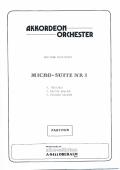 Micro-Suite Nr. 1, Wolfgang Ruß-Plötz, Akkordeon-Orchester, Akkordeon-Ensemble, Suite in 3 Sätzen, Originalkomposition, Konzertstück, Wertungsstück, Wettbewerbsliteratur, leicht-mittelschwer, Elementarstufe, Akkordeon Noten