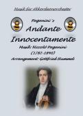 Paganini's Andante Innocentamente, Niccolò Paganini, Gottfried Hummel, Akkordeonorchester, mittelschwer, Easy-Stimme, Teufelsgeiger, Akkordeon Noten