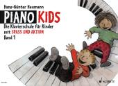 Piano Kids 1, Schulwerk für Klavier, sehr leicht, für Kinder, Klavierschule, Klavierunterricht, Klavierschüler, Anfänger am Klavier, Klavier Noten, Cover