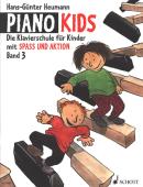 Piano Kids 3, Schulwerk für Klavier, sehr leicht, für Kinder, Klavierschule, Klavierunterricht, Klavierschüler, Anfänger am Klavier, Klavier Noten, Cover