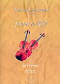 Sonate a-Moll, Francesco Geminiani, Verena Paulsen, für 2 Violinen, Violinduett, Barock, Violinen Noten, Cover