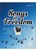 Songs for Freedom, Waldemar Lang, Akkordeon-Solo, Standardbass MII, Spielheft, Soloband, leicht-mittelschwer, Akkordeon Noten, Cover