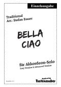 Bella Ciao, Einzelausgabe, Stefan Bauer, Akkordeon-Solo, Easy Version & Advanced Version, Sommerhit, Akkordeon Noten