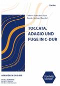 Toccata, Adagio und Fuge in C-Dur, Johann Sebastian Bach, Gerhard Koschel, Akkordeon-Duo, Akkordeon-Noten, schwer
