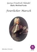 Feierlicher Marsch, Georg Friedrich Händel, Winfried Funda, Akkordeon-Orchester, Bearbeitung, leicht, Akkordeon Noten