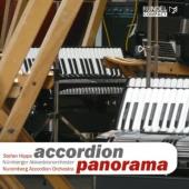 accordion panorama, CD, Nürnberger Akkordeonorchester, Stefan Hippe, Musikverlag RUNDEL, fiktive Filmmusik, Rhapsody, Ballade, Fantasie, Unterhaltungsmusik, U-Mucke, Akkordeon Noten, Cover